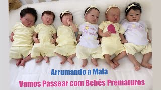 ARRUMANDO MALA DOS 6 BEBÊS VAMOS PASSEAR