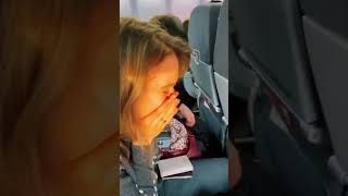 OMG IT REALLY WORKS😂✈️‼️#funny #plane #passengers #donaldtrump #prank #voice #dream #omg #haha