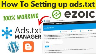 Ezoic Ads.Txt Manager Integration Setup Tutorial 2024