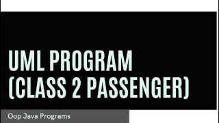 Uml Program of Flight Time Passenger in OOP Java - Coding Future