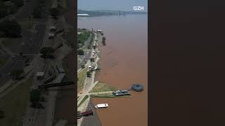 Como ficou a orla do Guaíba com a maior enchente registrada desde 1941 em Porto Alegre