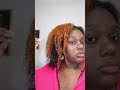 trying k18 for first time on naturalhair shorts