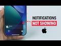 How to Fix Notifications Not Showing on iPhone?