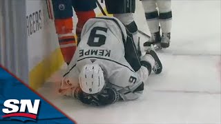 Connor McDavid Ejected & Gets Five-Minute Major For Boarding Adrian Kempe