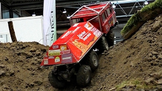 RC TATRA OFFROAD TRUCK INDOOR ACTION / Modell-Hobby-Spiel Fair Leipzig Germany 2016