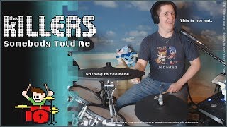A Perfectly Normal Drum Cover Of Somebody Told Me -- The8BitDrummer