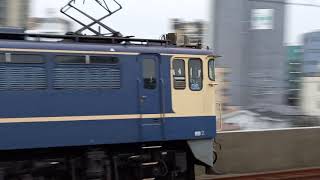 EF65 2139牽引のチキ 亀有通過