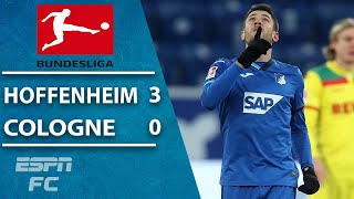 Andrej Kramaric scores 2 penalty kicks as Hoffenheim routs Cologne | ESPN FC Bundesliga Highlights