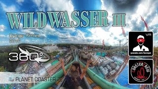 360° Wildwasser 3 Log Flume 360 video on-ride VR POV Cranger Kirmes | Skylinepark