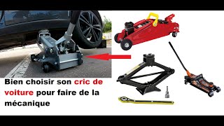 Comment bien choisir son cric de voiture pour faire de la mécanique