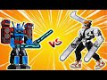 Sức Mạnh Lưỡi Hái Tử Thần Của Hai Chiến Binh Mạnh Nhất! CHAINSAW MAN VS OPTIMUS | KING DOM CARTOONS