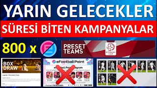 BUGÜN BİTECEKLER YARIN GELECEKLER ve HESAP ÇEKİLİŞİ ( Pes 2021 Mobile )