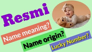 Resmi Name Meaning in English | Resmi Naam Ka Matlab | Resmi naam ka arth