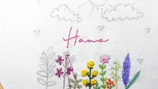 HOW TO EMBROIDE THE LETTERS CHAIN STITCH LETTERING TUTORIAL FOR BEGINNERS