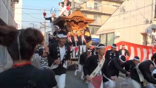 【高石だんじり祭り】北新町-宵宮 ライフ前【H23】