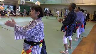 種子島の郷土芸能：相撲取り節向方神社秋季大祭での踊り田尾集落2017年