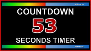 ⏰ 53 Seconds Timer - Countdown Full HD 1080p - Background Relaxing Music