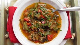 Eggplant Soup (Vegan Recipe) -- The Frugal Chef