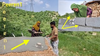 Roofing Our Chicken Coop: Nomadic Family Builds with Wood and Cement | Ayoub & K