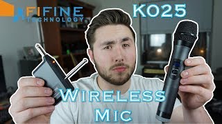 Sinister Gear Review | FiFine K025 Wireless Microphone