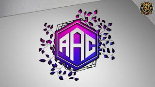 Letter AAC logo design || 3 letter pixellab logo ideas || Fahad Creations
