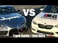 2020 Toyota Supra VS BMW M2 Competition! Track Battle & Roll Race