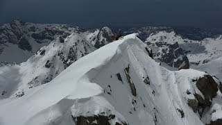 Skiing Gannett Peak - Descent Footage