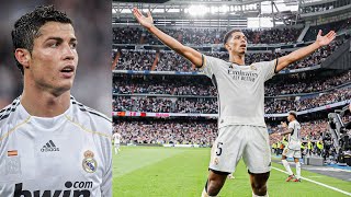 Bellingham equals Cristiano Ronaldo's record with Real Madrid | Bellingham Goal vs Getafe 90'+5'