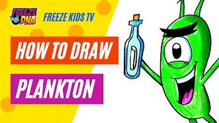 How to Draw Plankton | SpongeBob Step by Step
