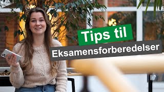 Tips til eksamensforberedelser