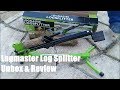 Logmaster Log Splitter Unbox and Review