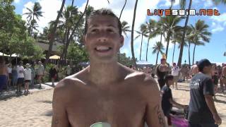 DAVID SCHLESINGER Post Race Interview - 2010 Waikiki Open Water Swim