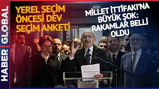 Seçim Öncesi Dev Anket!  Millet İttifakı İçin Alarm Çanları Çalıyor