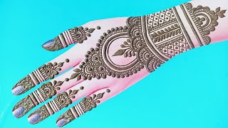 😱🔥simple henna mehndi design for beginner-jewellery mehndi-easy mehndi#mehndidesign#madhi#arabic