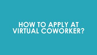 How to Apply at Virtual Coworker?