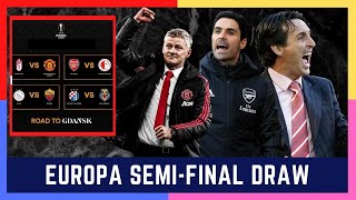CONFIRMED Europa League SEMI - FINAL Draws | Prediction And Reacton unai x arteta#Arsenal News Now