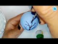 DIY Egg Shell Art  Egg Painting ideas  Acrylic painting  Easy Craft Ideas