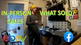 BUYING & SELLING ELECTRONICS WITH FACEBOOK & EBAY | IN-PERSON SALES | WHAT SOLD?