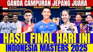 WOW INDONESIA JUARAAA‼️Hasil Babak Final Indonesia Masters 2025 Super 500 Hari ini..!!