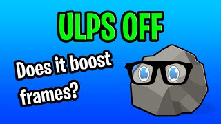 Can You Boost Performance without ULPS?