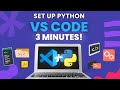 How to Set Up Python in Visual Studio Code | Run Python in VSCode in 3 Minutes!