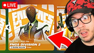 🔴LIVE! - WINNING *FNCS TRIOS* TOURNAMENT in FORTNITE!