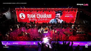 Global Star Ram Charan Birthday Celebrations at Sukhwinder Singh Live In Concert - @theshreyaslive