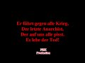 eisbrecher es lebe der tod lyrics