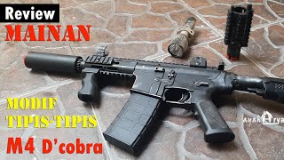 Modif tipis tipis MAINAN-M4 Dcobra-M4 2in1 #review #dcobra #m416