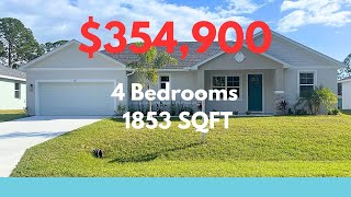 Palm Bay, FL New Construction | Over 1800 sq ft Under $400k!