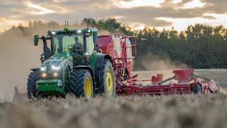 Field work with JOHN DEERE 8R410 | HORSCH Pronto 9 DC \u0026 HORSCH Joker 12rt | Agrochema Studenec