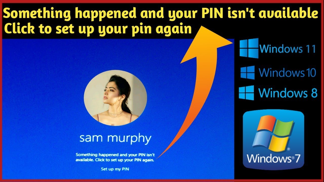 Something Happened And Your PIN Isn't Available.Click To Set Up Your ...