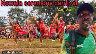 From Eswatin to performing at Ncwala traditional ceremony carnival in Zambia 🇿🇲 #ncwala2025