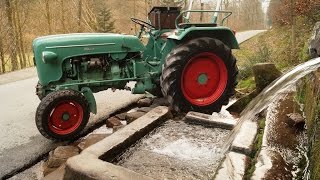 20.03.2016 Fahrt mit dem Kramer 350 Export in den Nordschwarzwald